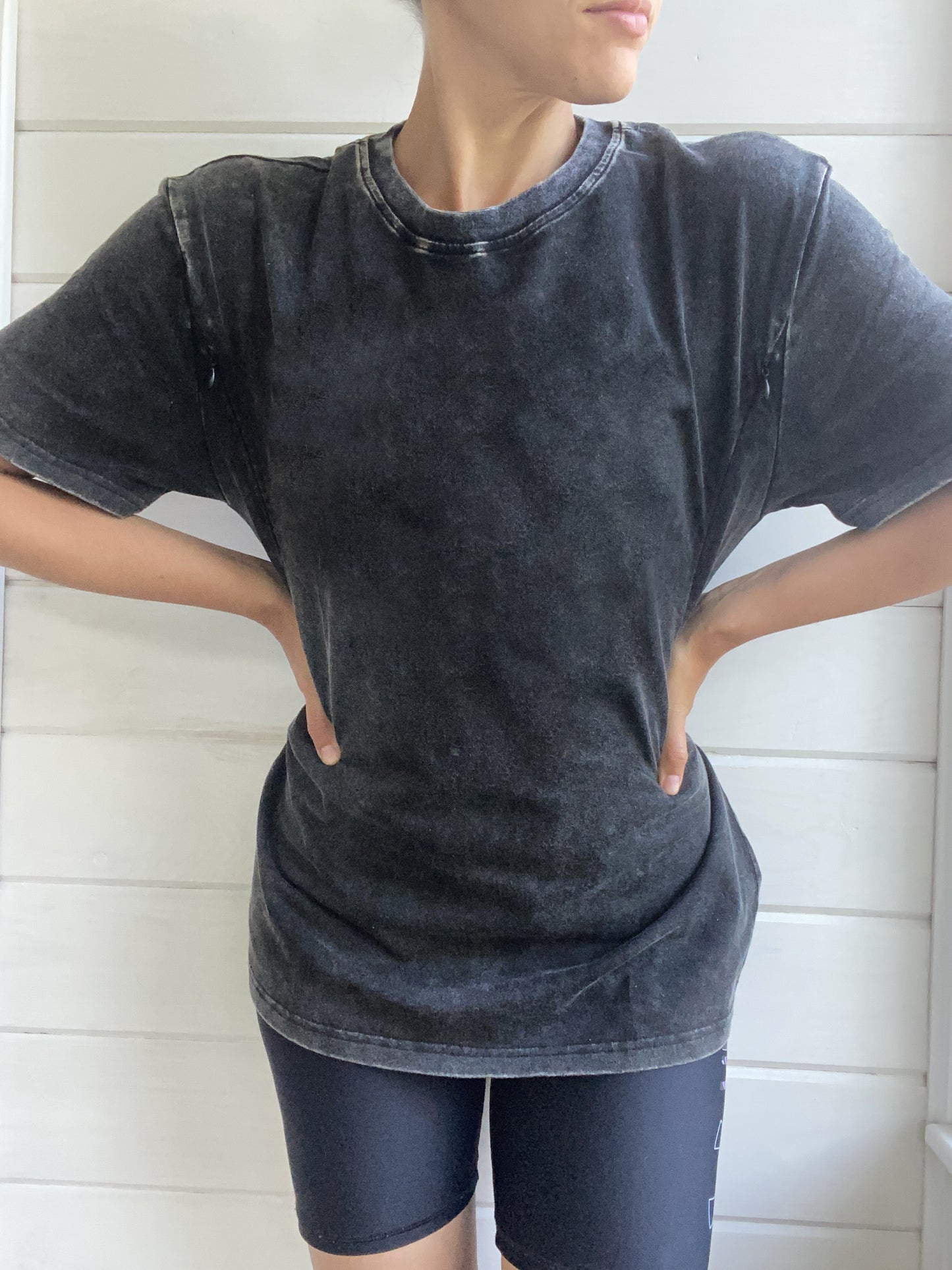 Solid Acid Wash T-Shirt