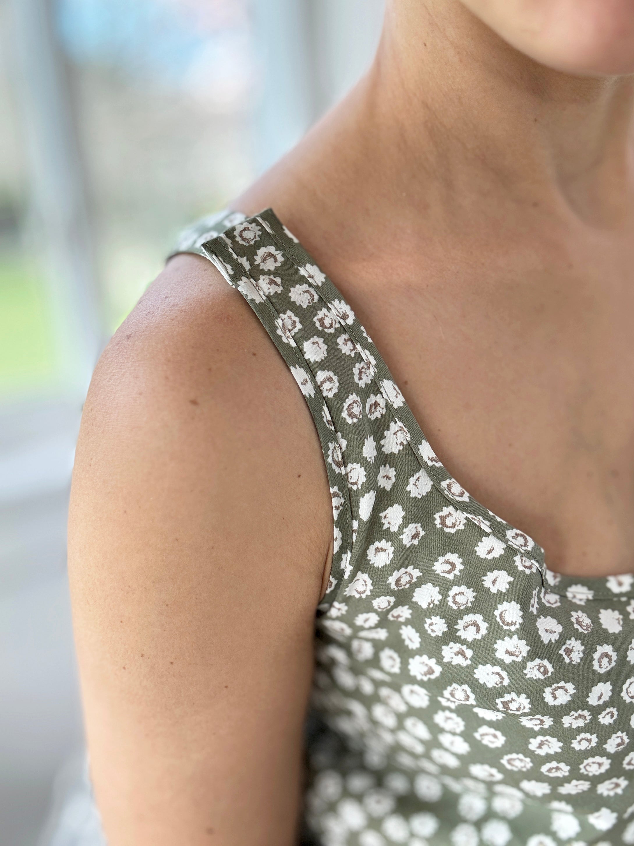 Floral Nursing Dress