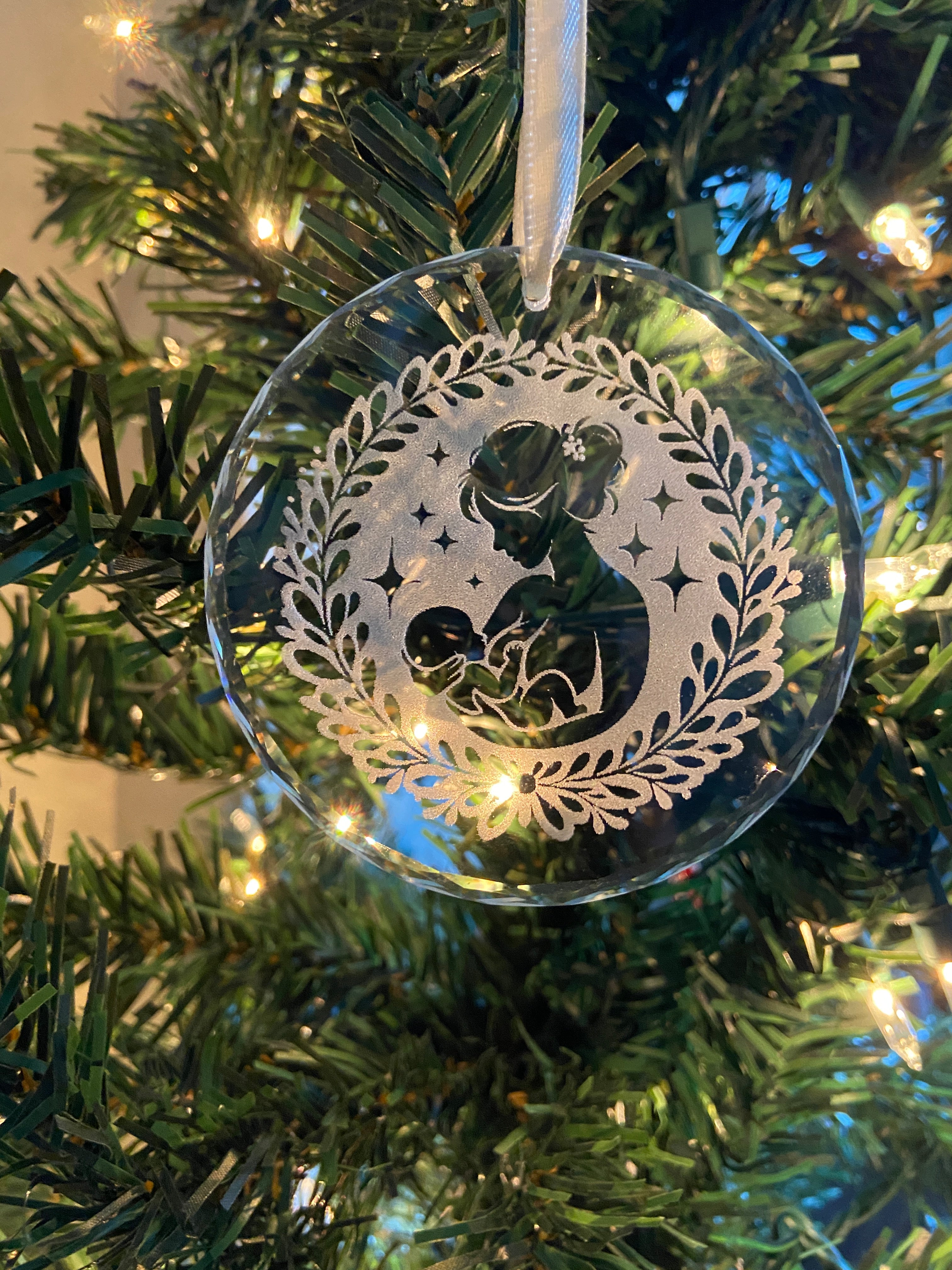 Mother and Child Holiday Ornament