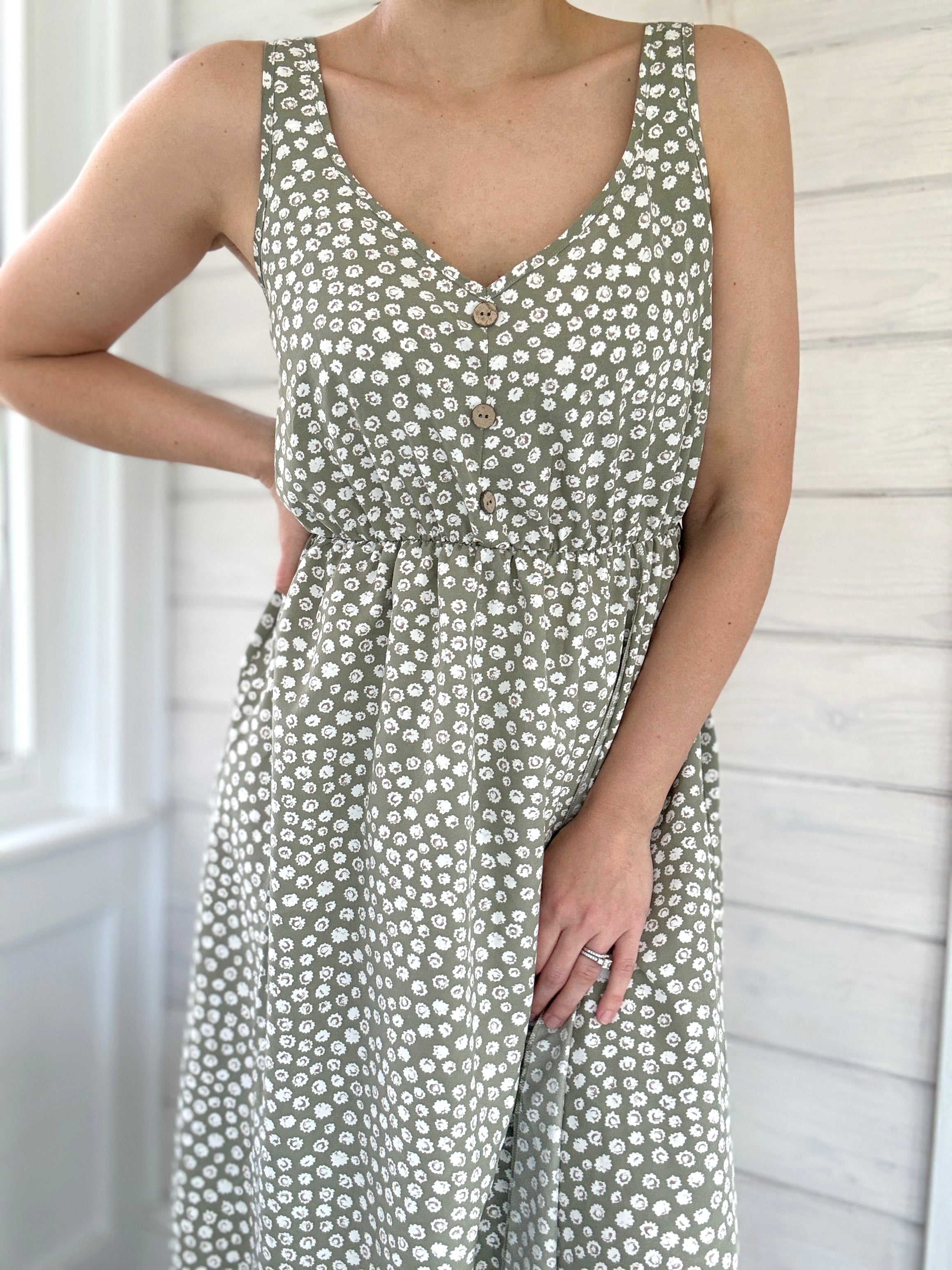 Floral Nursing Dress