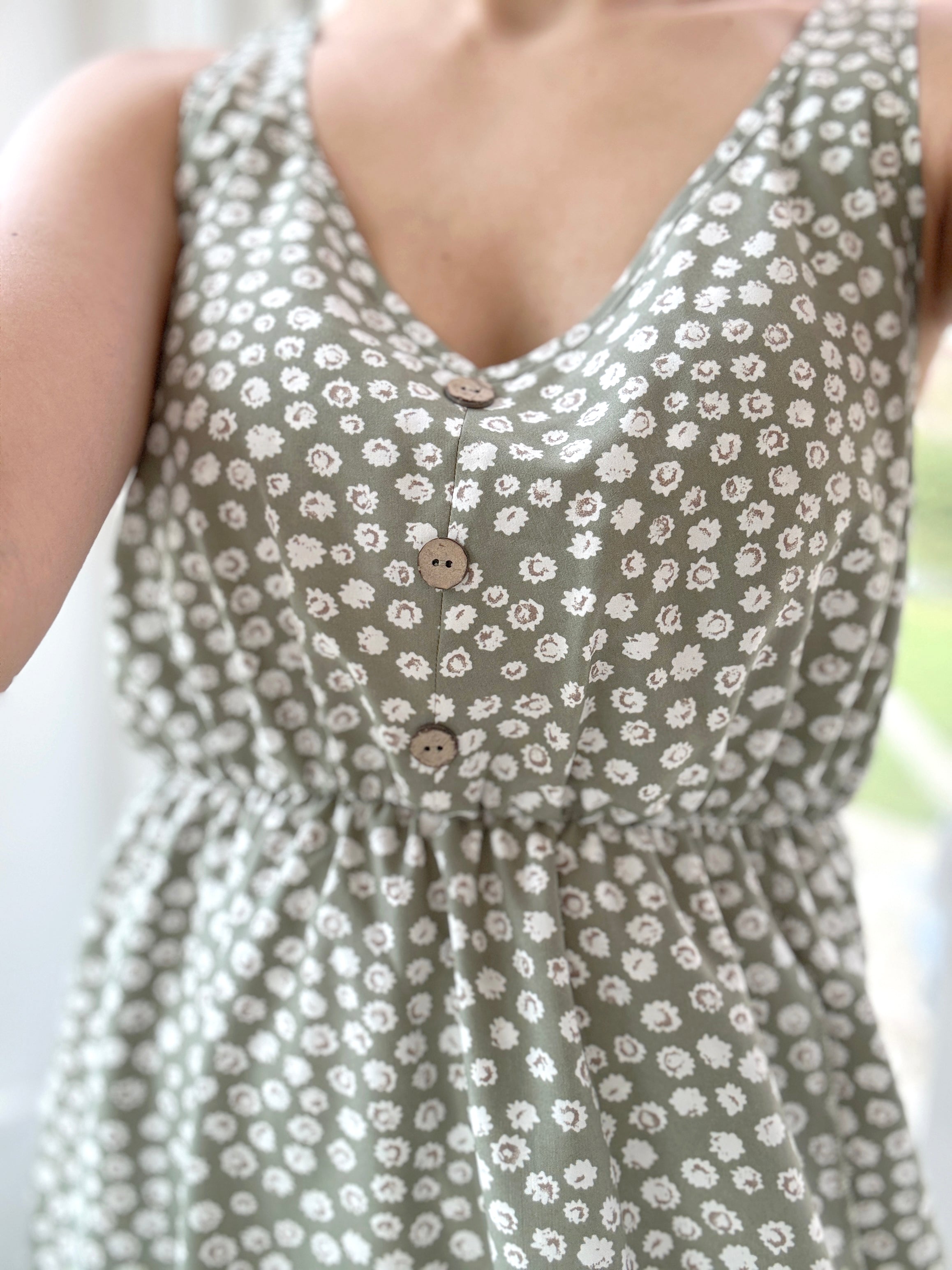 Floral Nursing Dress