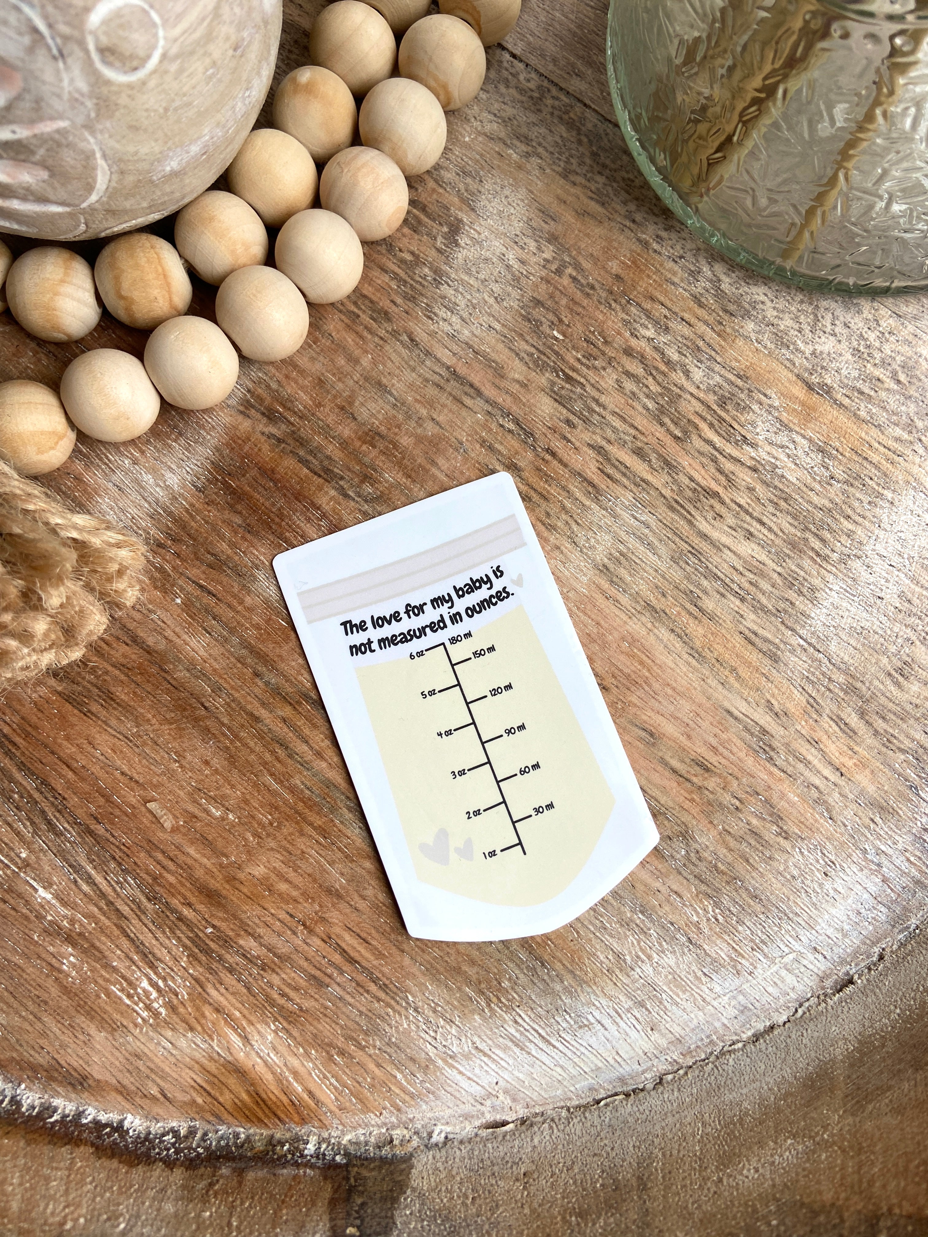 Not Measured in Ounces Sticker