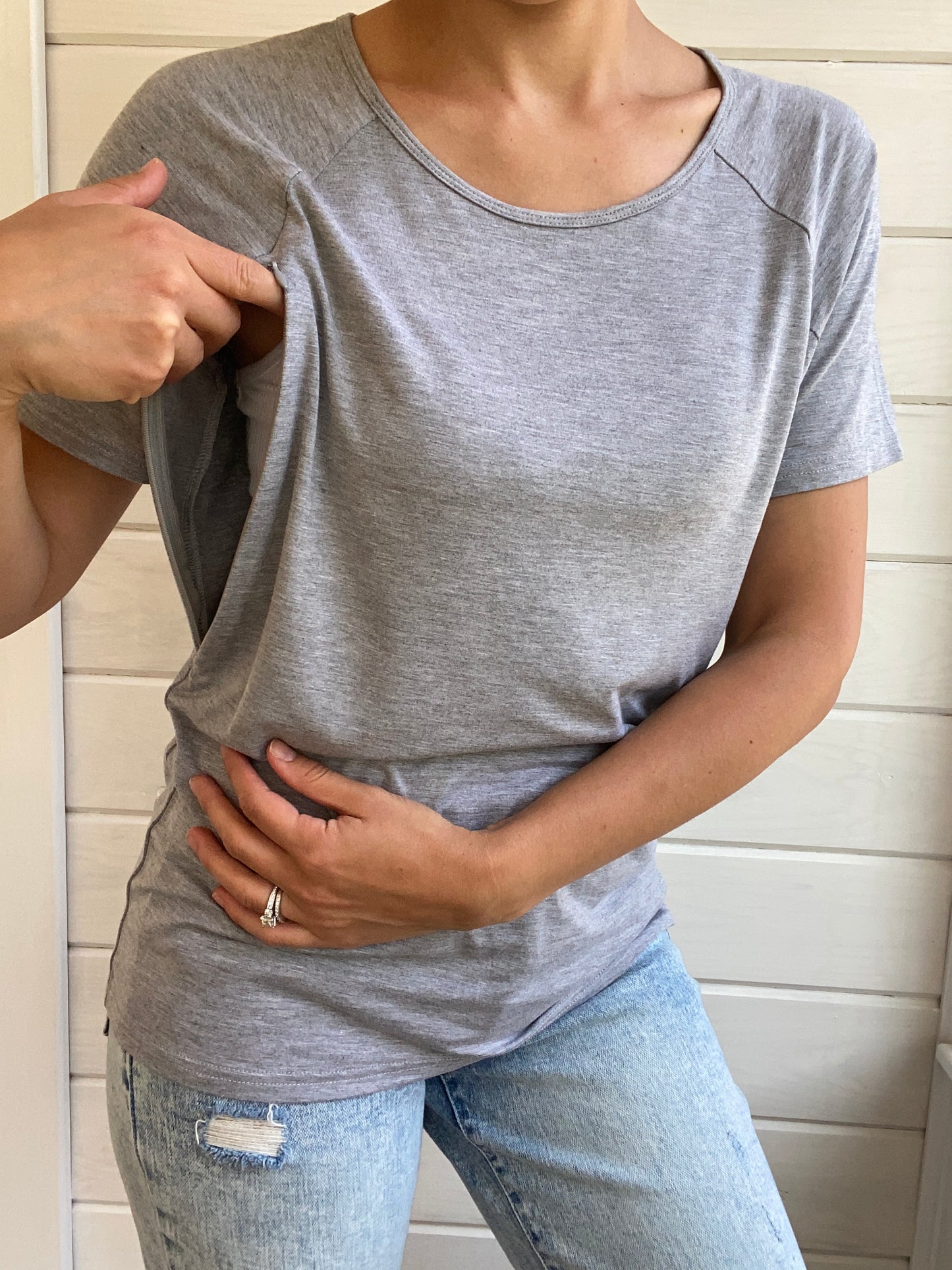 Breastfeeding Solid T-Shirt
