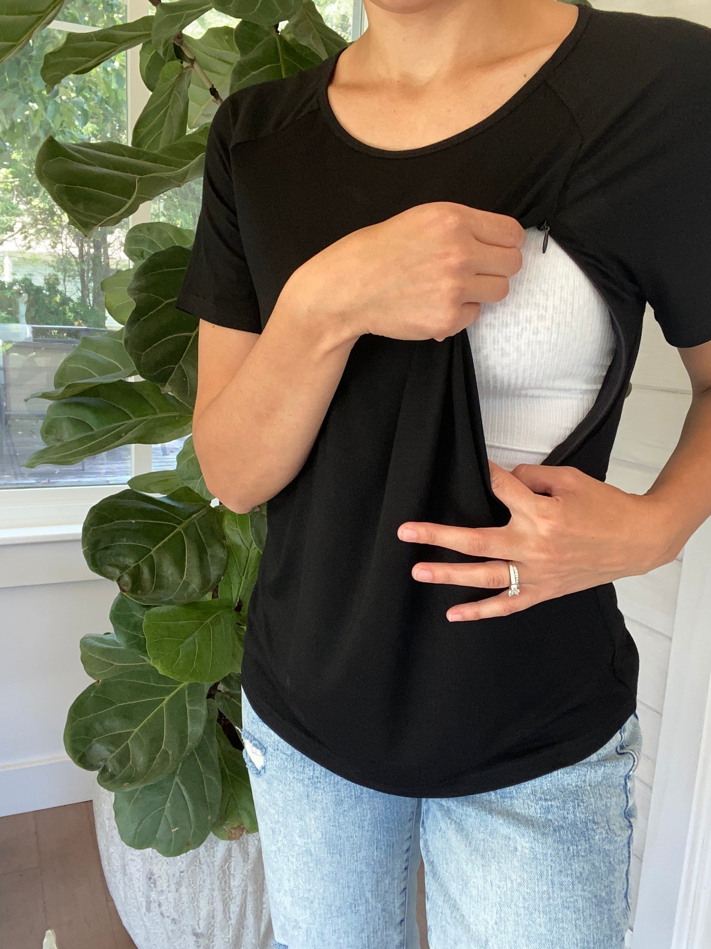 Breastfeeding Solid T-Shirt