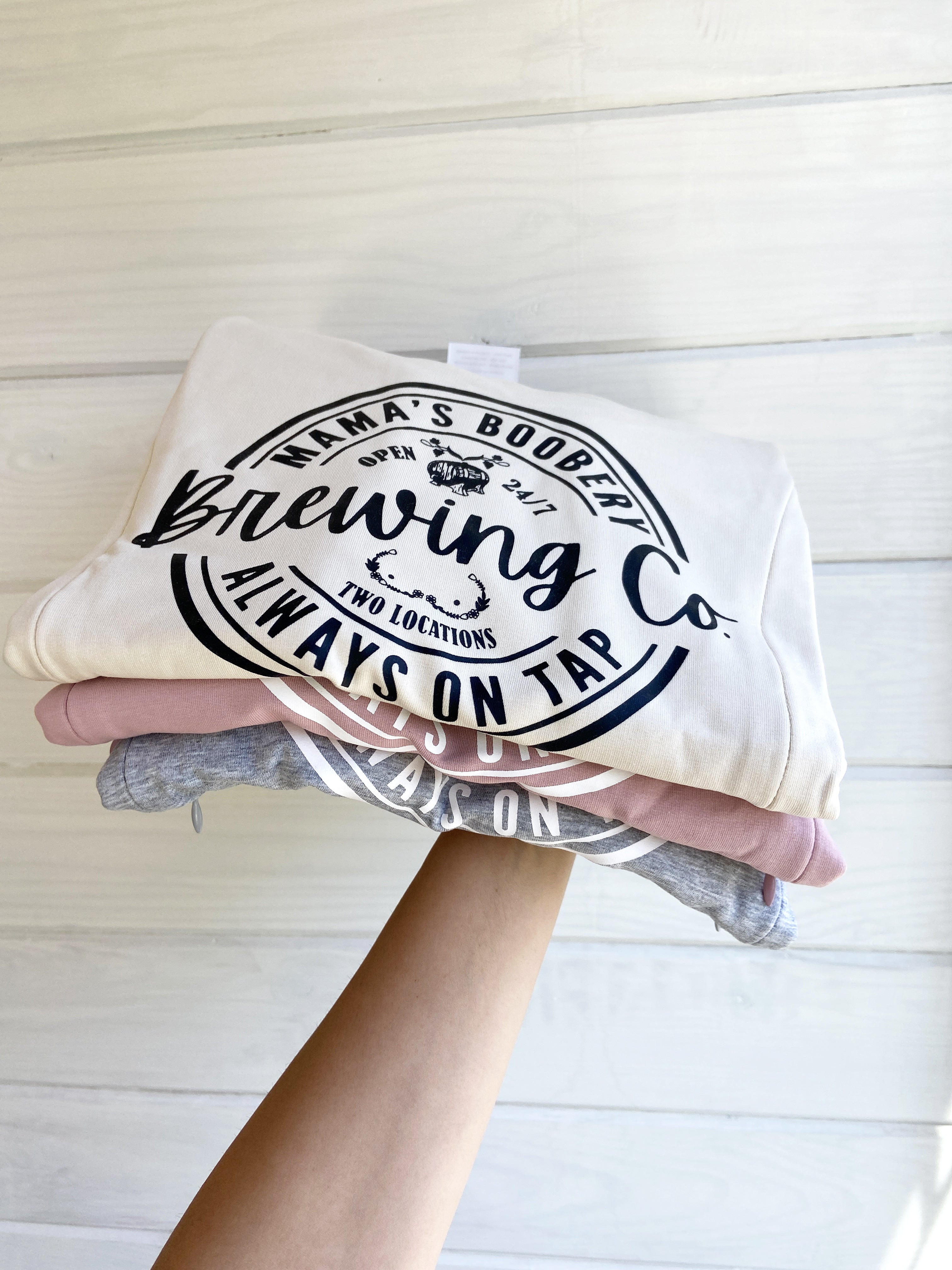 Mama Boobery Brewing Co. Crewneck Sweatshirt