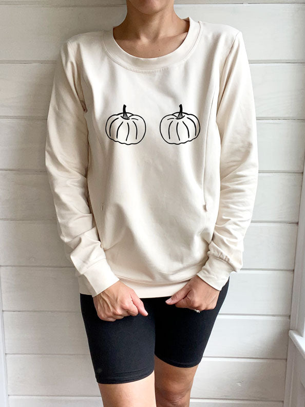 Pumpkin Boobies Crewneck