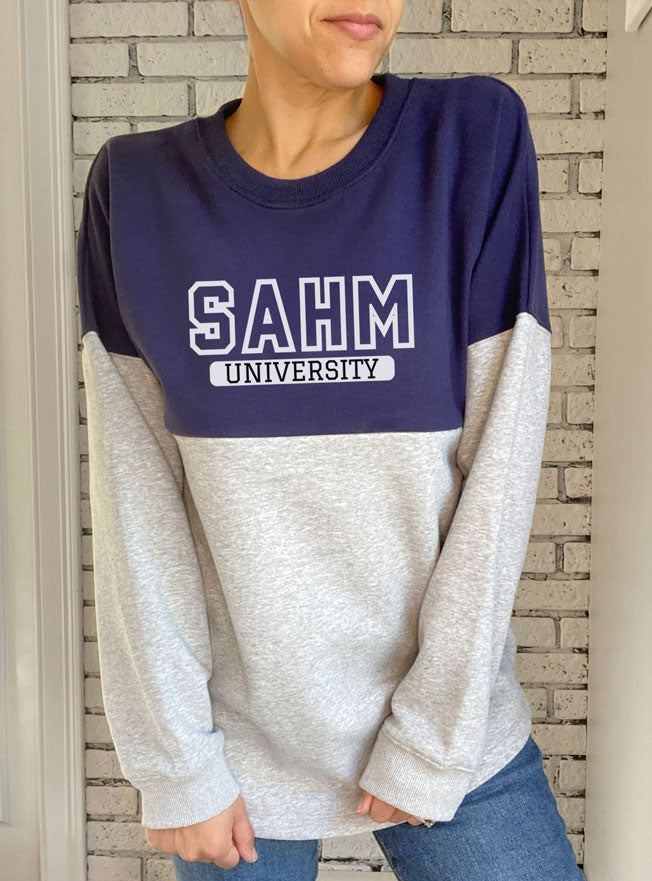 SAHM University Chill Crewneck