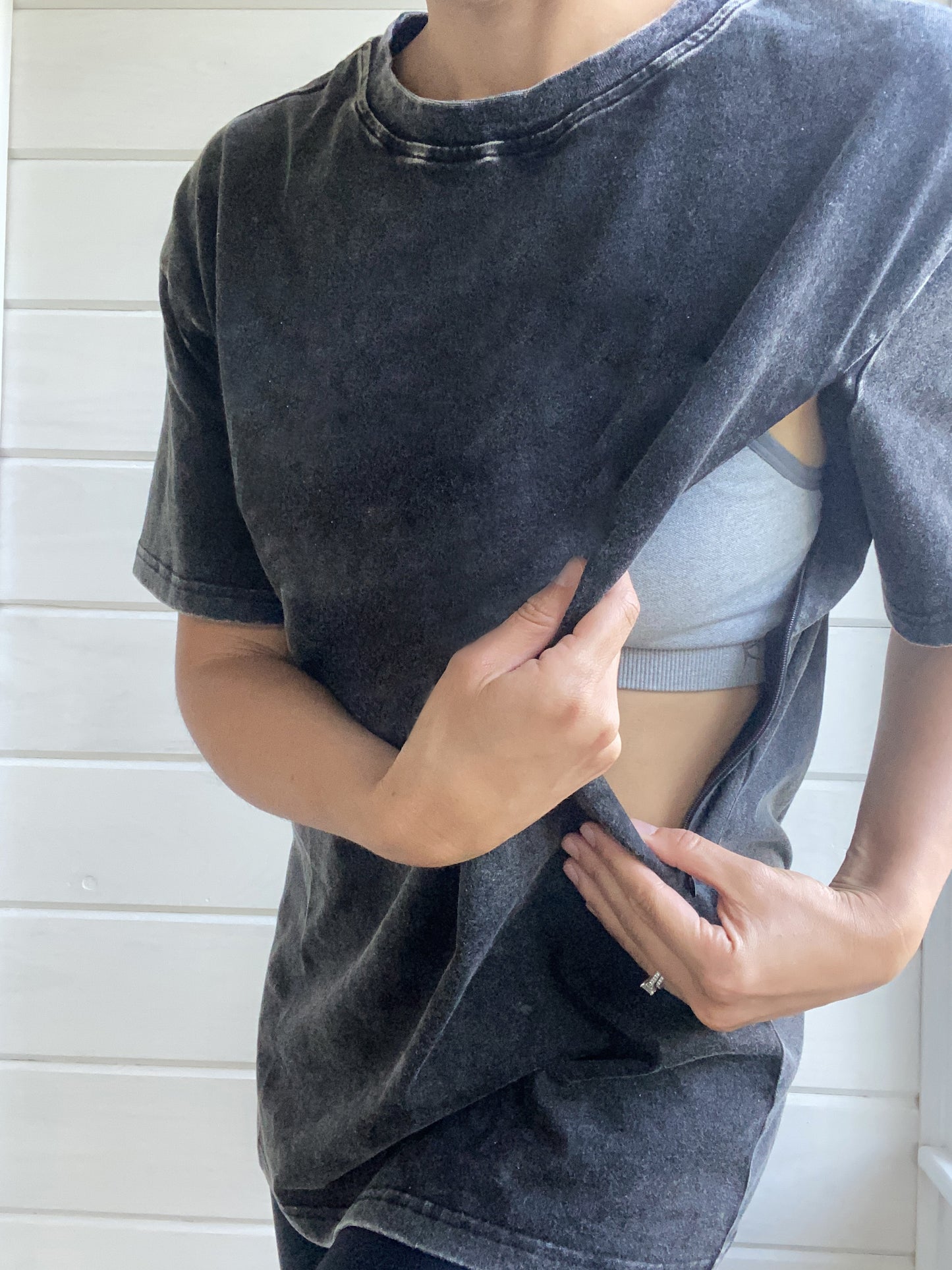 Solid Acid Wash T-Shirt