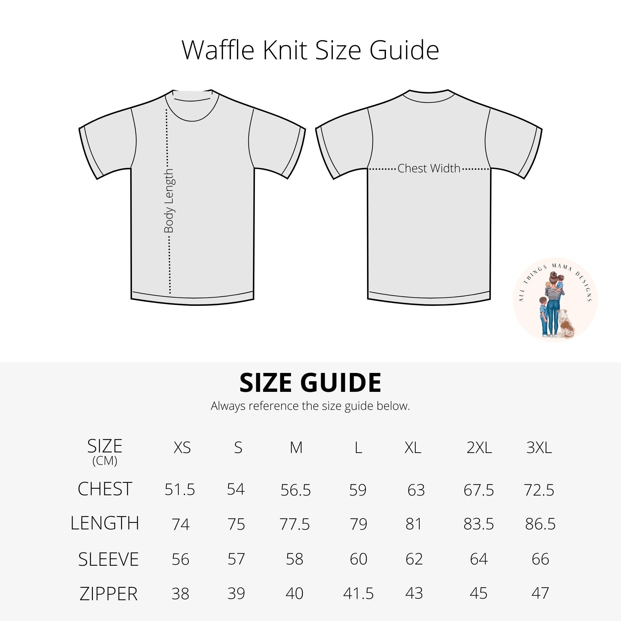 Waffle Knit Mama Crewneck