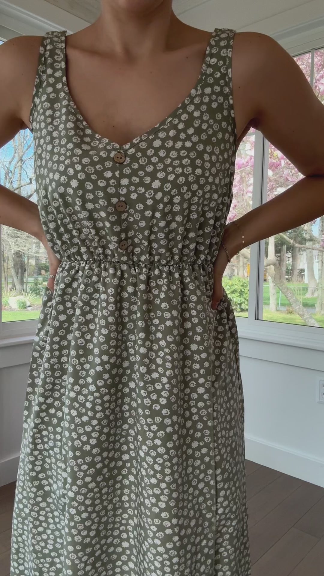 Floral Nursing Dress
