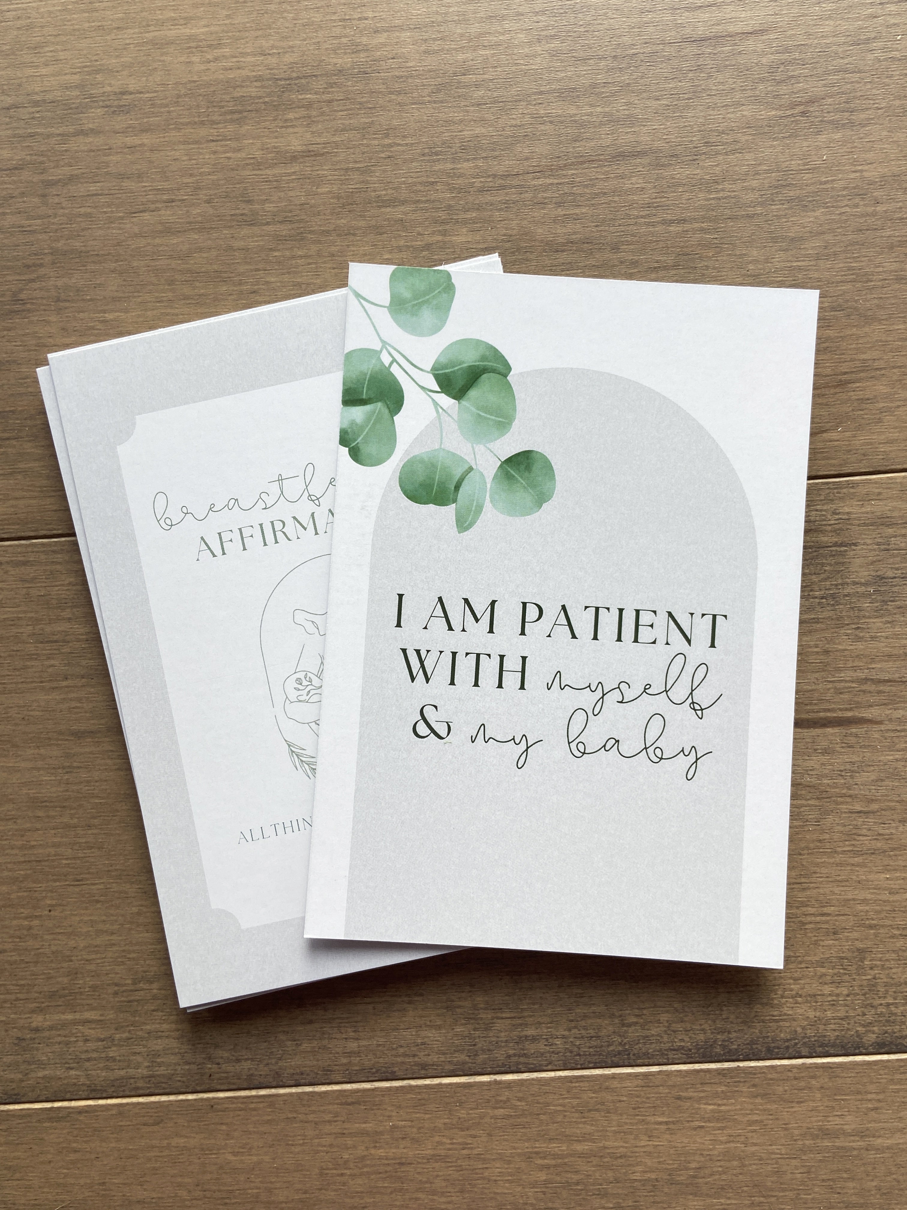 Breastfeeding Affirmation Cards