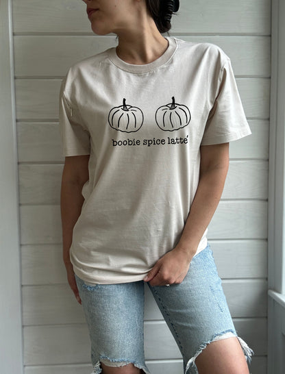 Boobie Spice Latte Comfort Tee