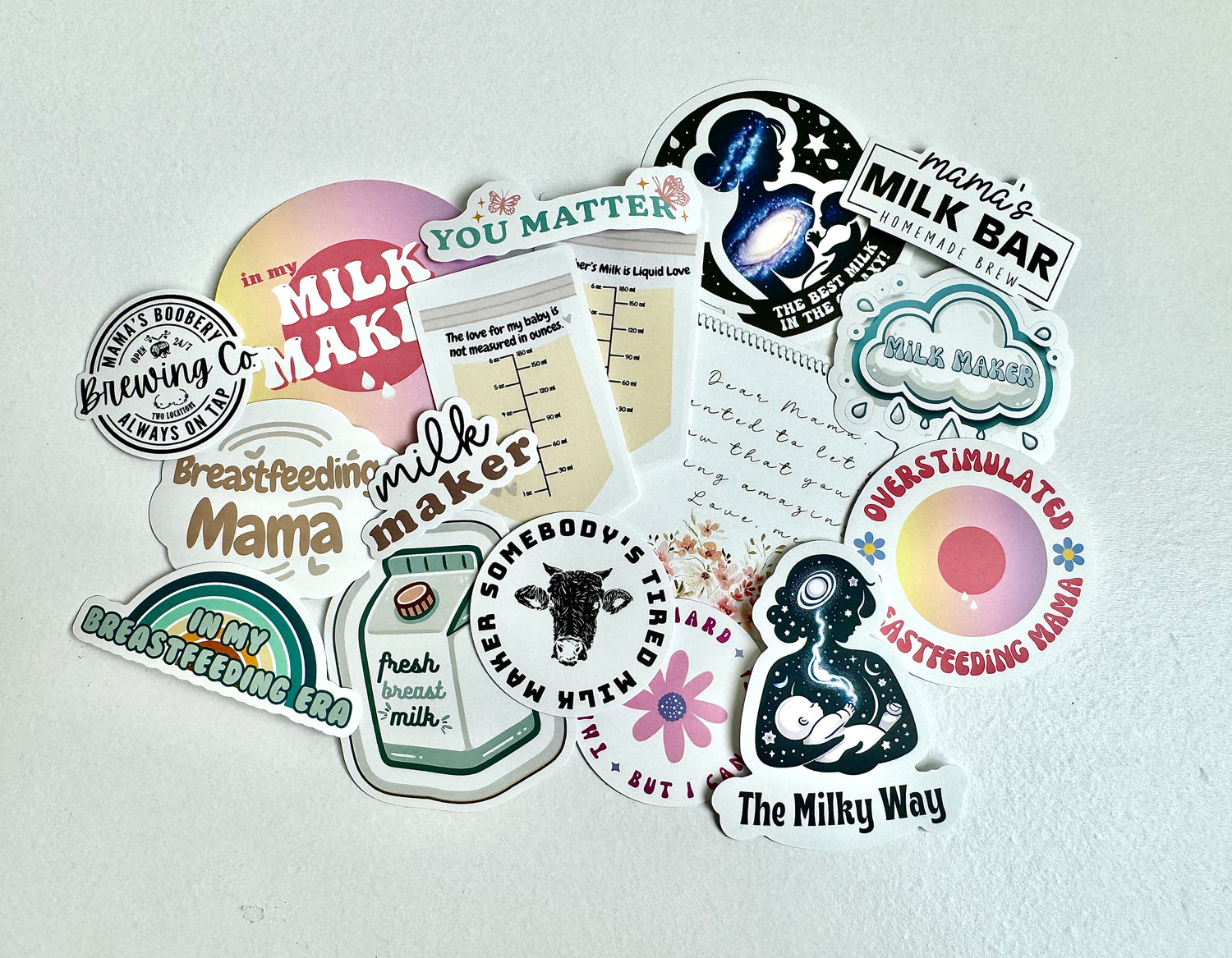 Breastfeeding Sticker Bundle | Pick 6 Stickers