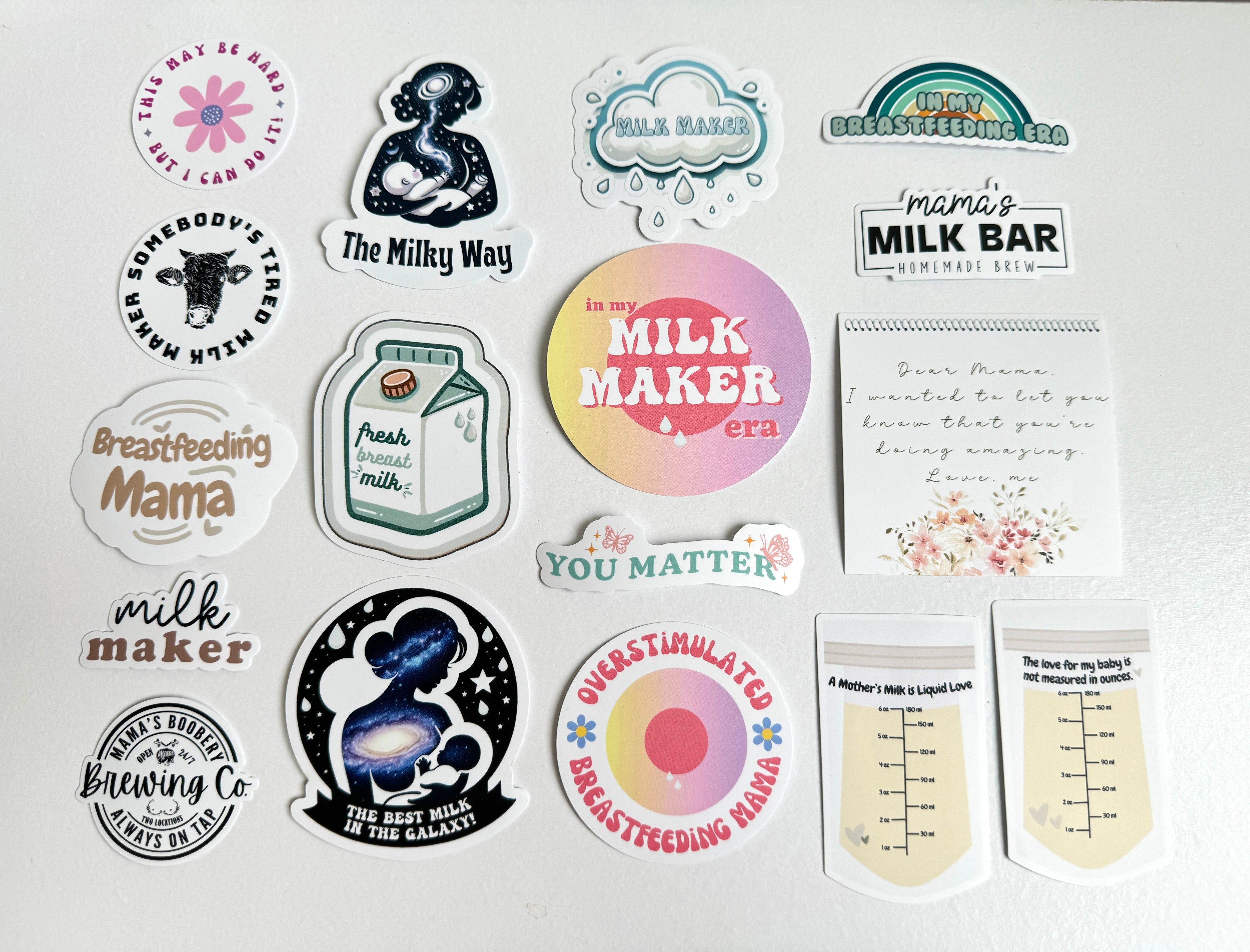 Breastfeeding Sticker Bundle | Pick 6 Stickers