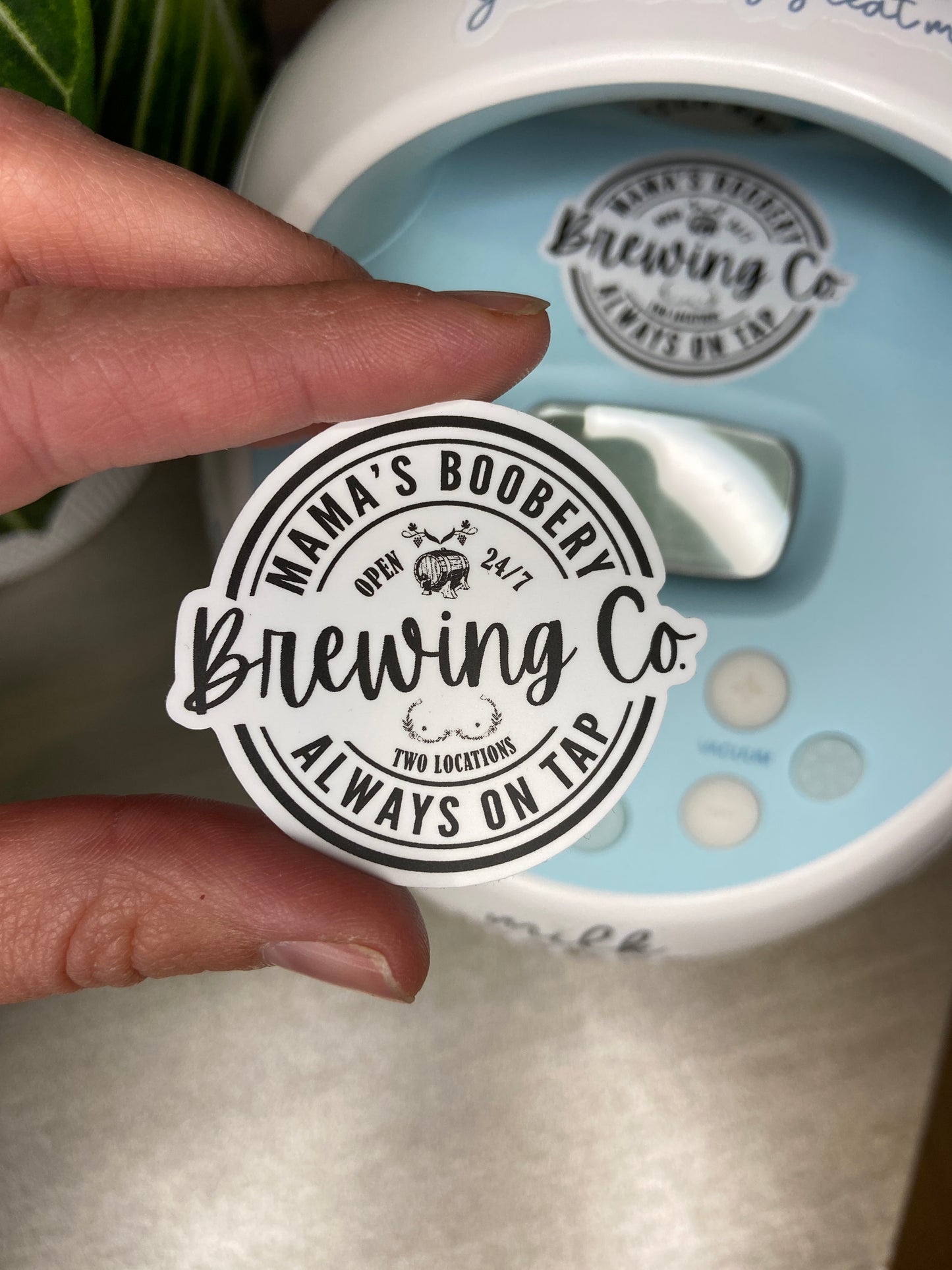 Mama's Boobery Brewing Co. Sticker
