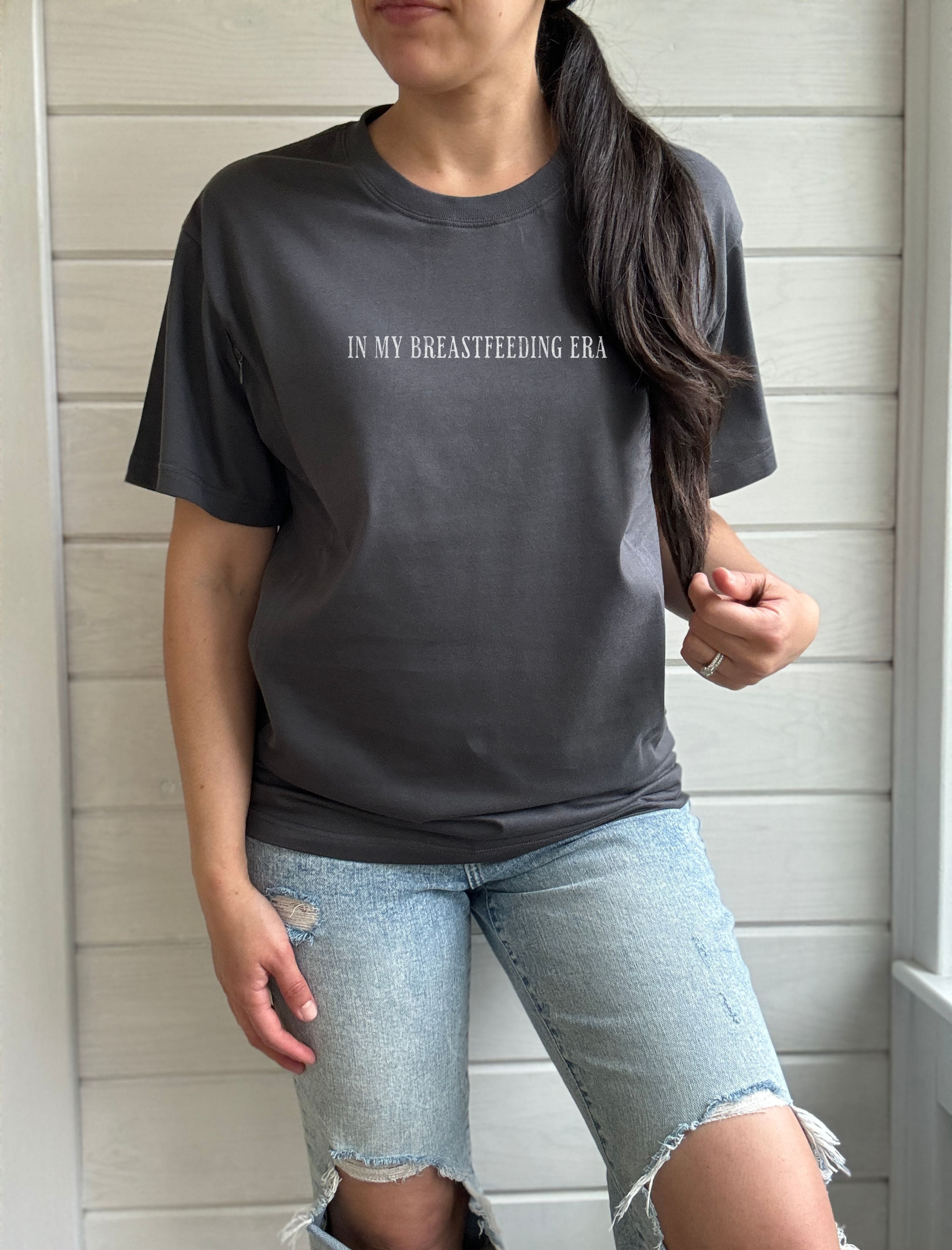 In My Breastfeeding Era Solid Comfort Tee