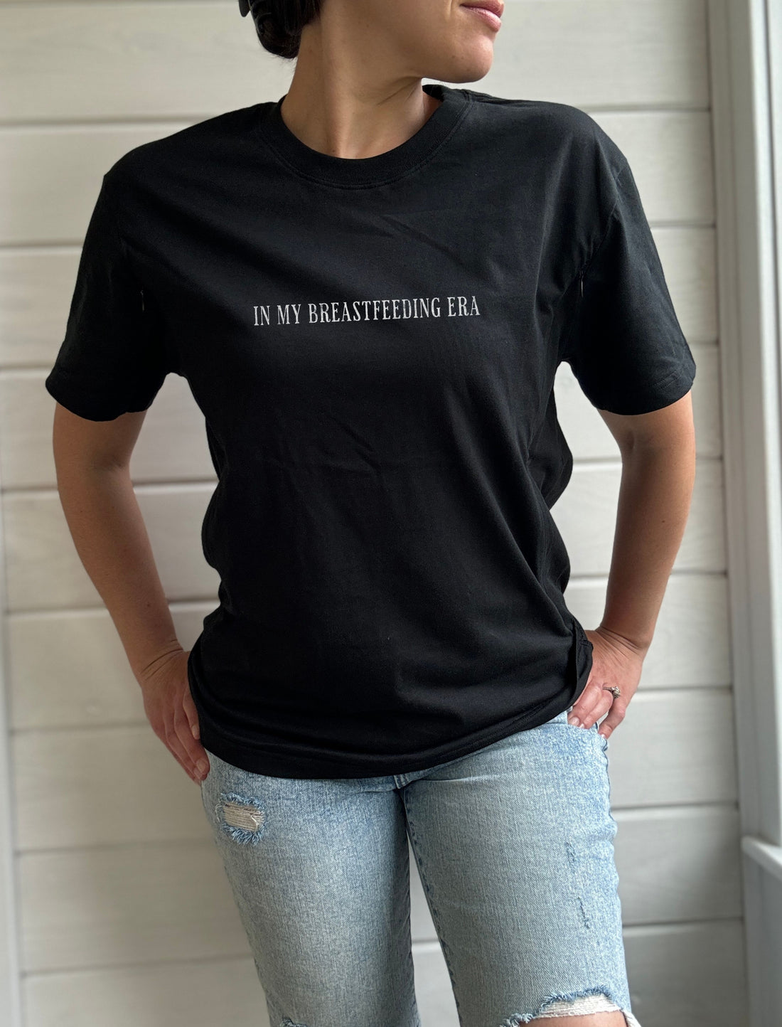 In My Breastfeeding Era Solid Comfort Tee