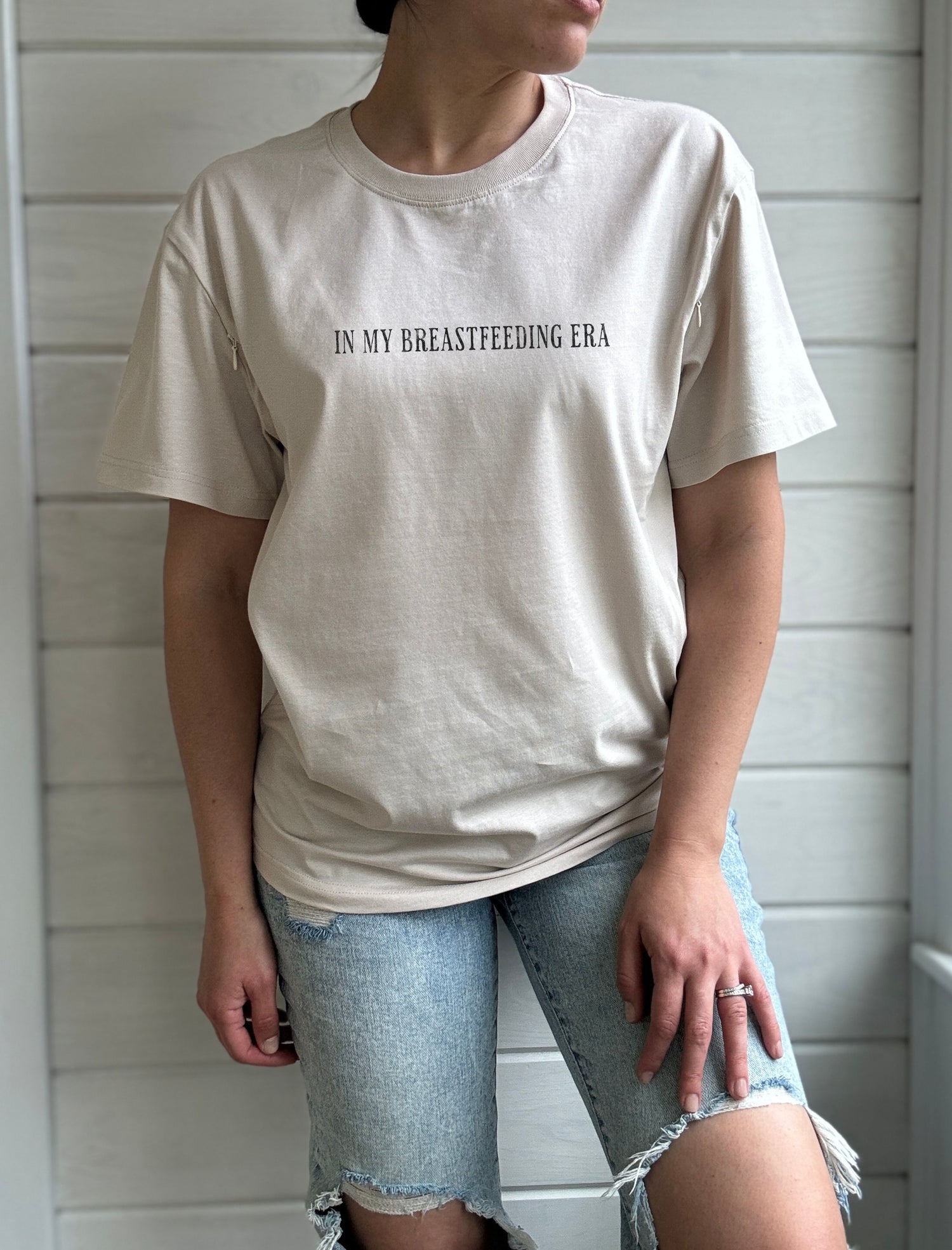 In My Breastfeeding Era Solid Comfort Tee