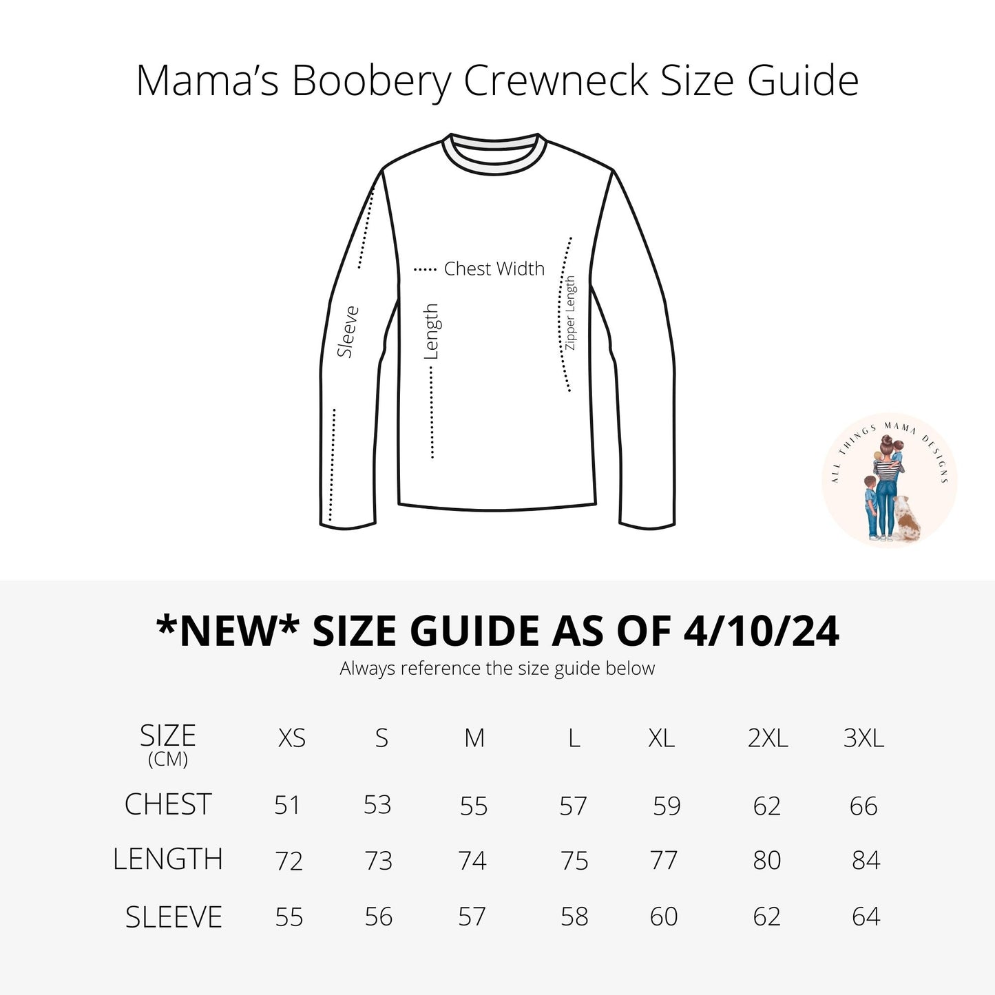Mama Boobery Brewing Co. Crewneck Sweatshirt
