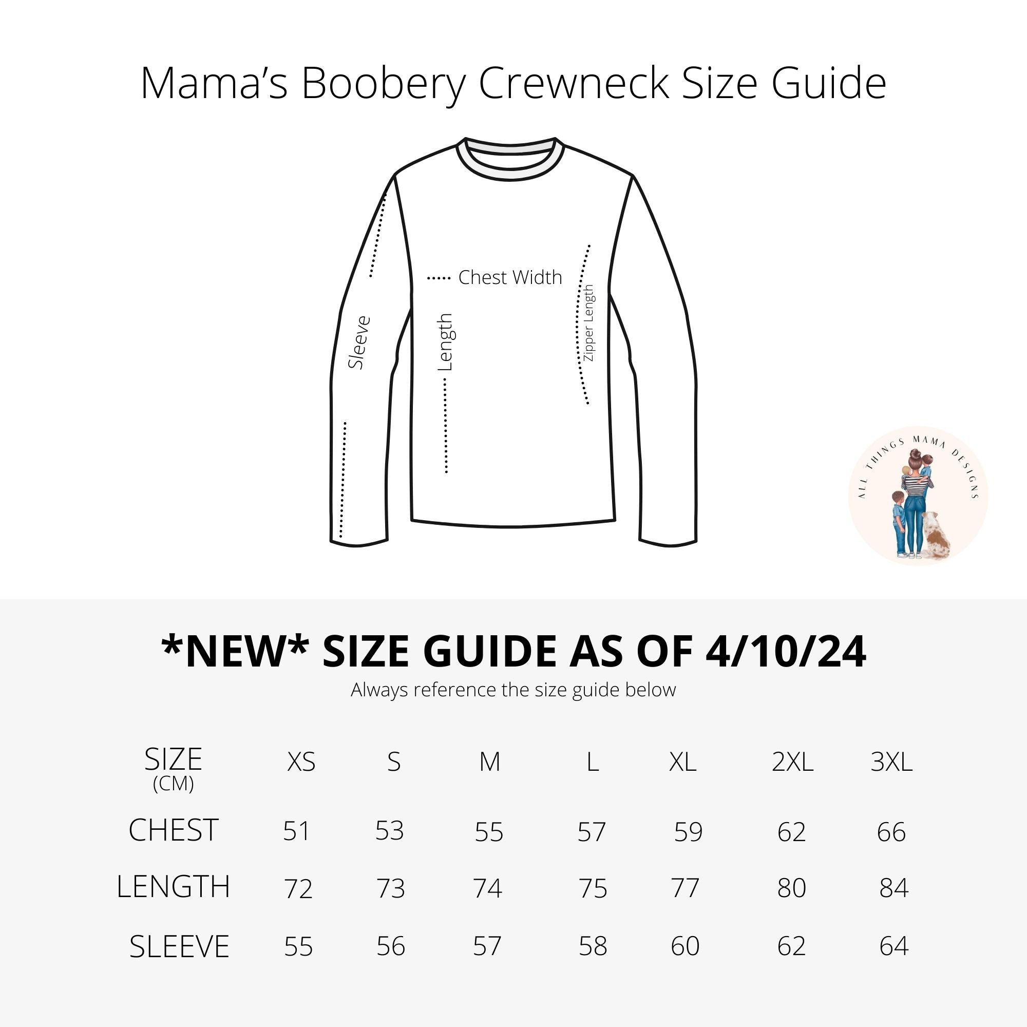 Mama Boobery Brewing Co. Crewneck Sweatshirt