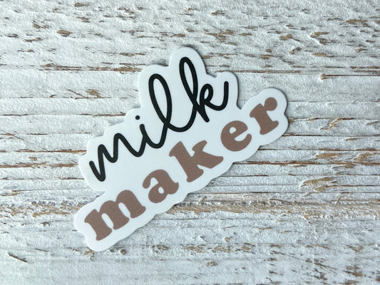 Milk Maker Sticker