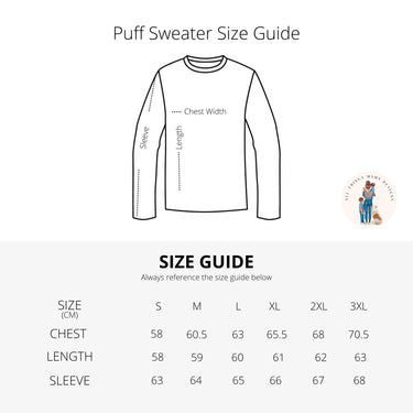 Puff Sleeve Sweater – All Things Mama Designs