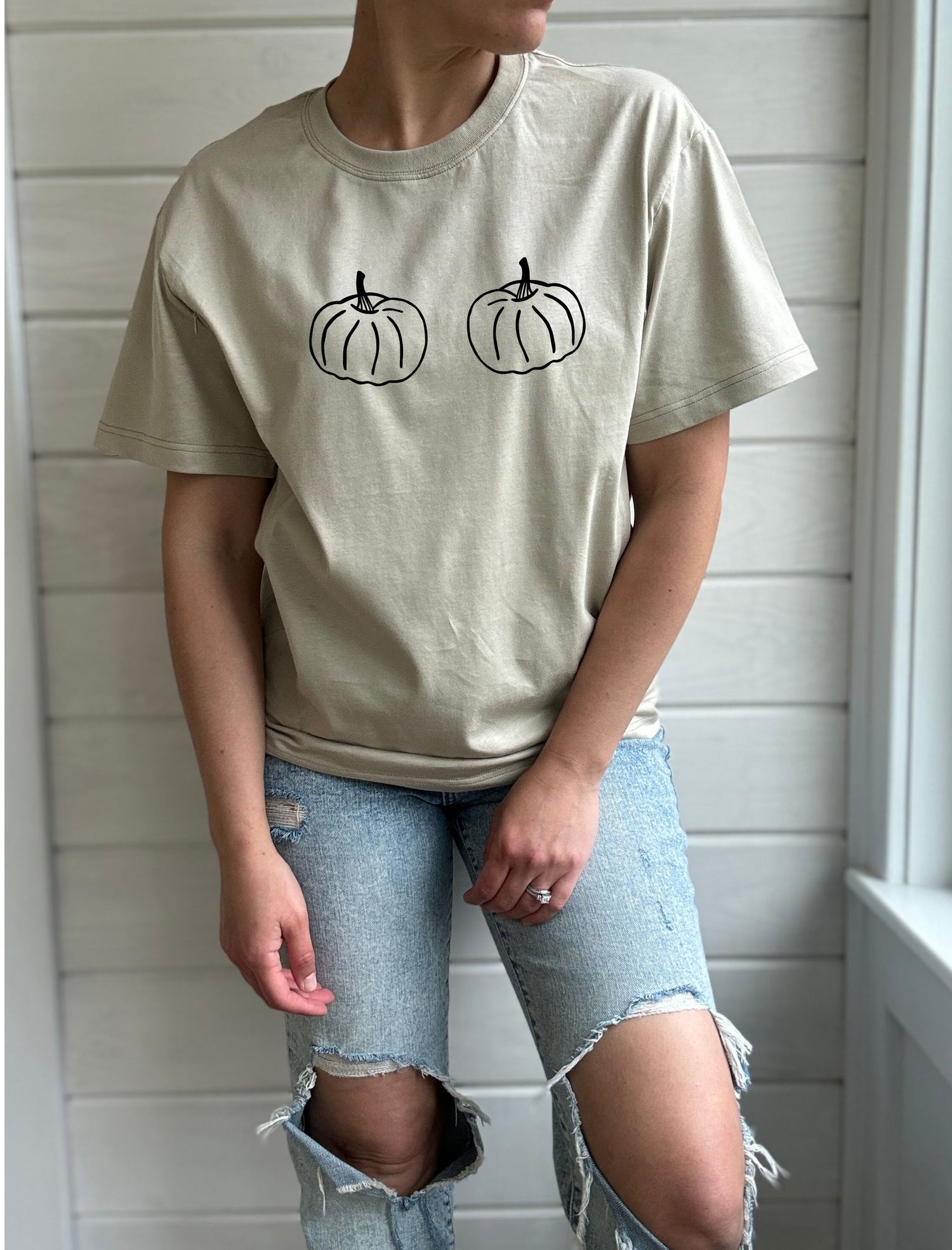 Pumpkin Boo-bies Comfort Tee