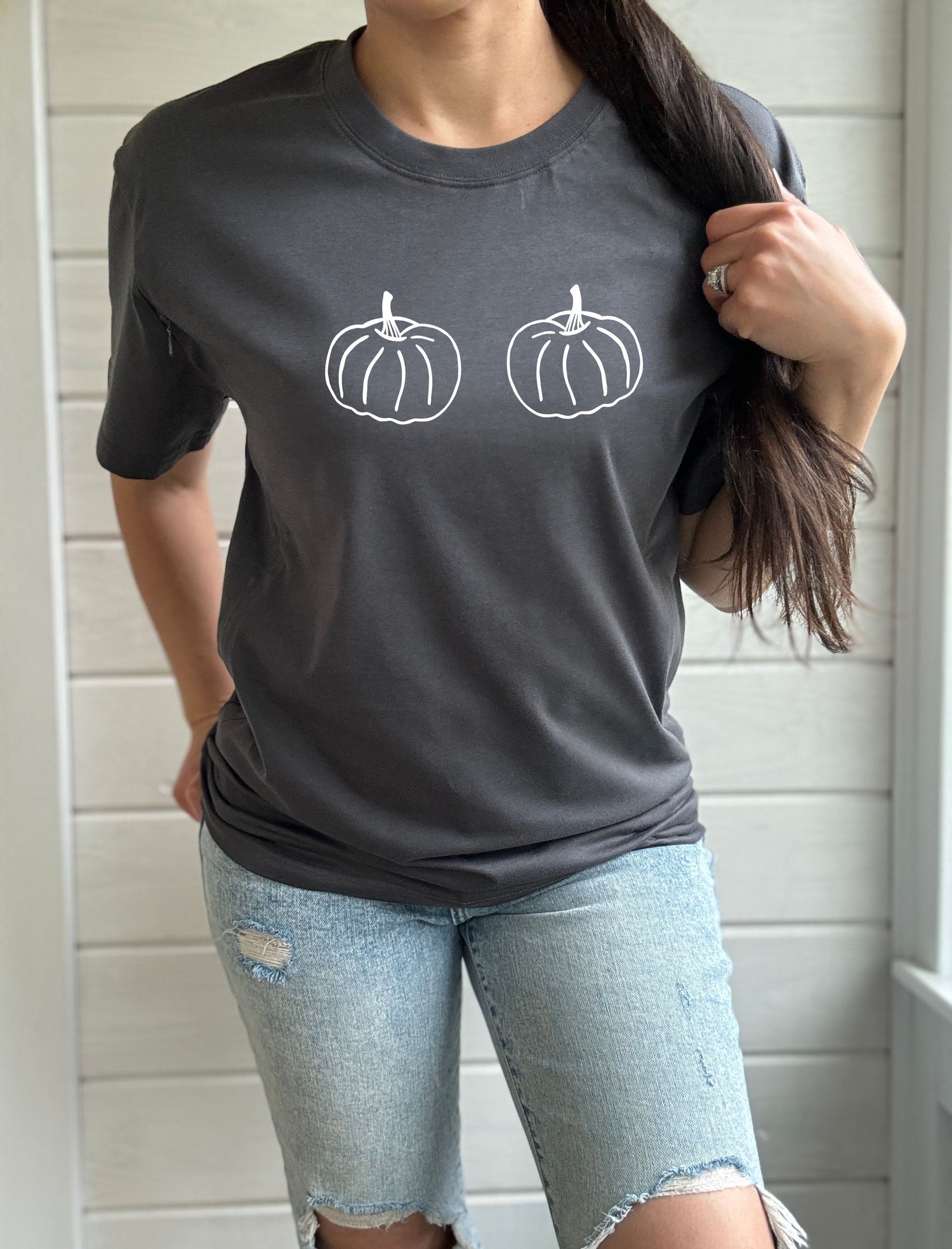 Pumpkin Boo-bies Comfort Tee