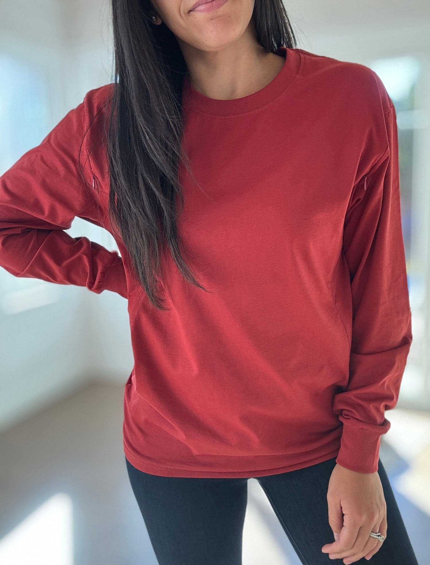 Long Sleeve Solid Comfort Tee