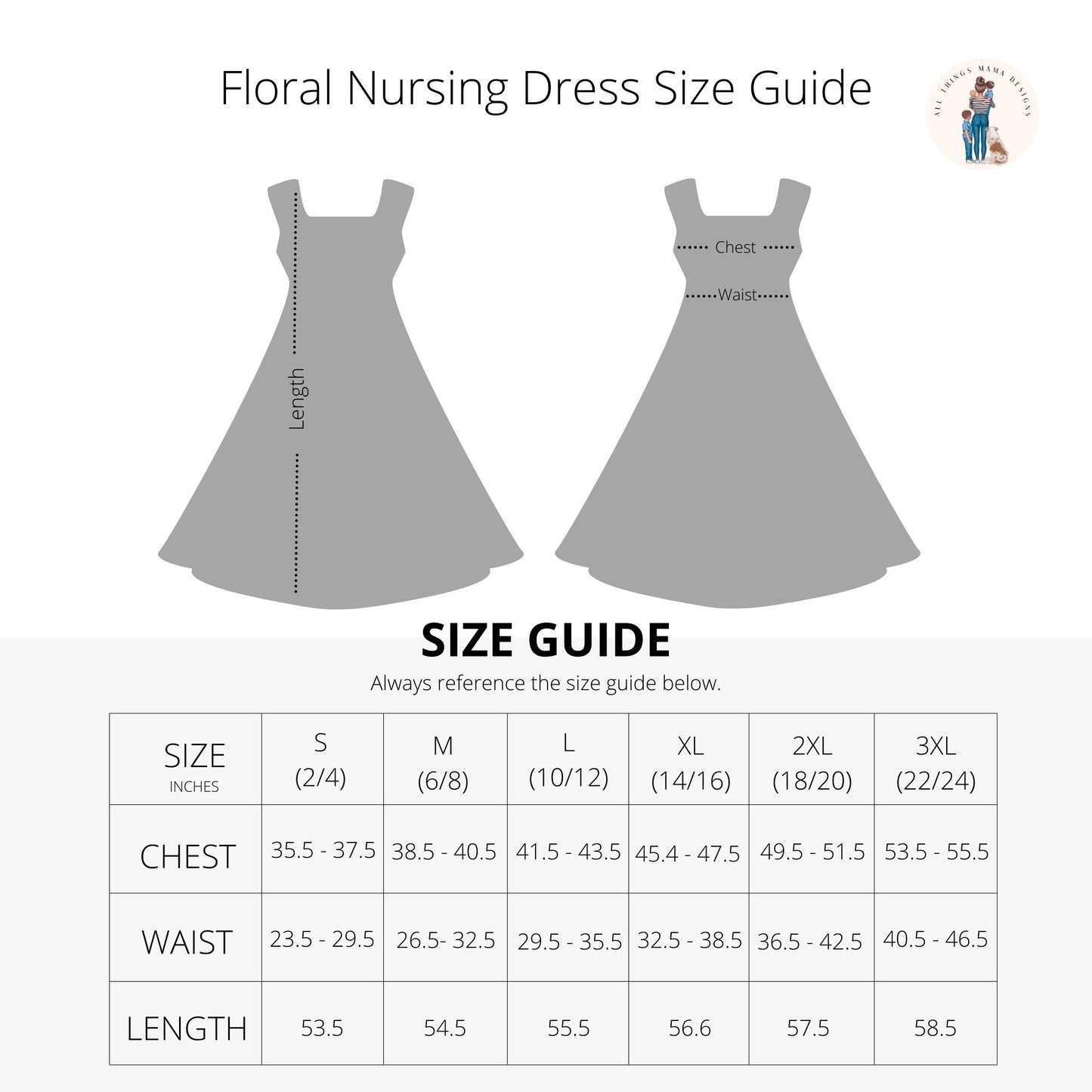 Floral Nursing Dress