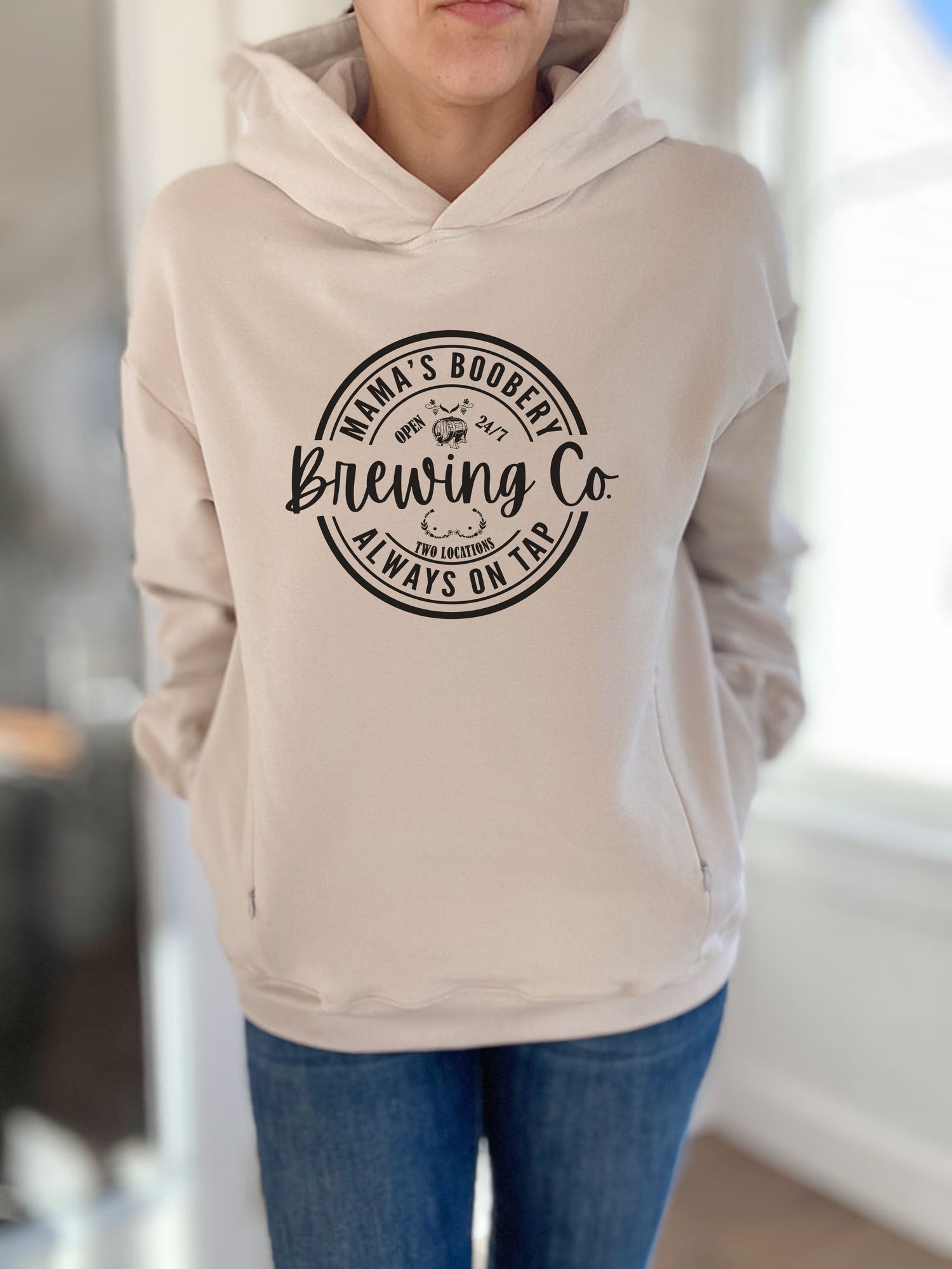 Mama Boobery Brewing Co. Hooded Sweatshirt