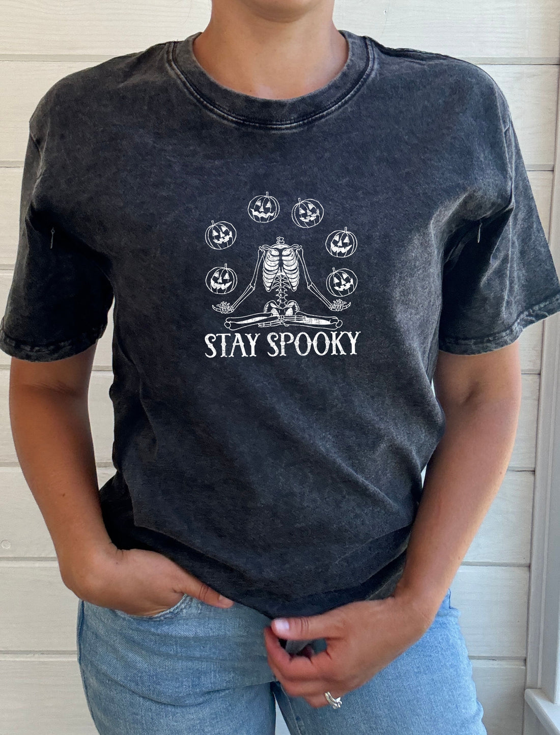 Stay Spooky Acid Wash T-Shirt