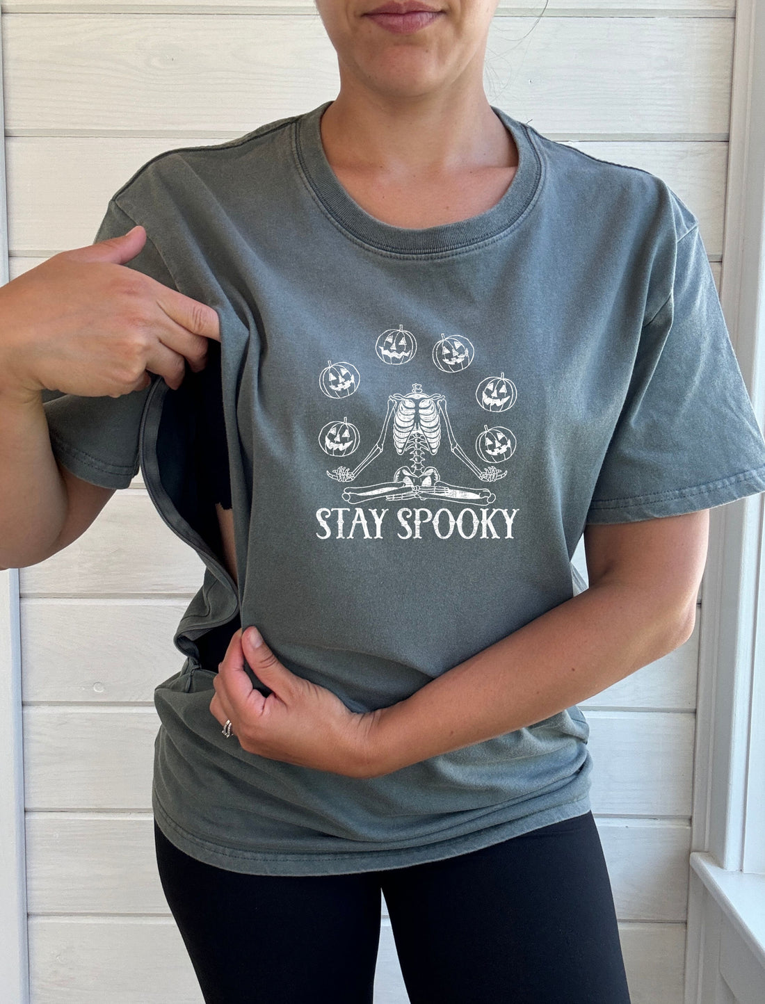 Stay Spooky Acid Wash T-Shirt