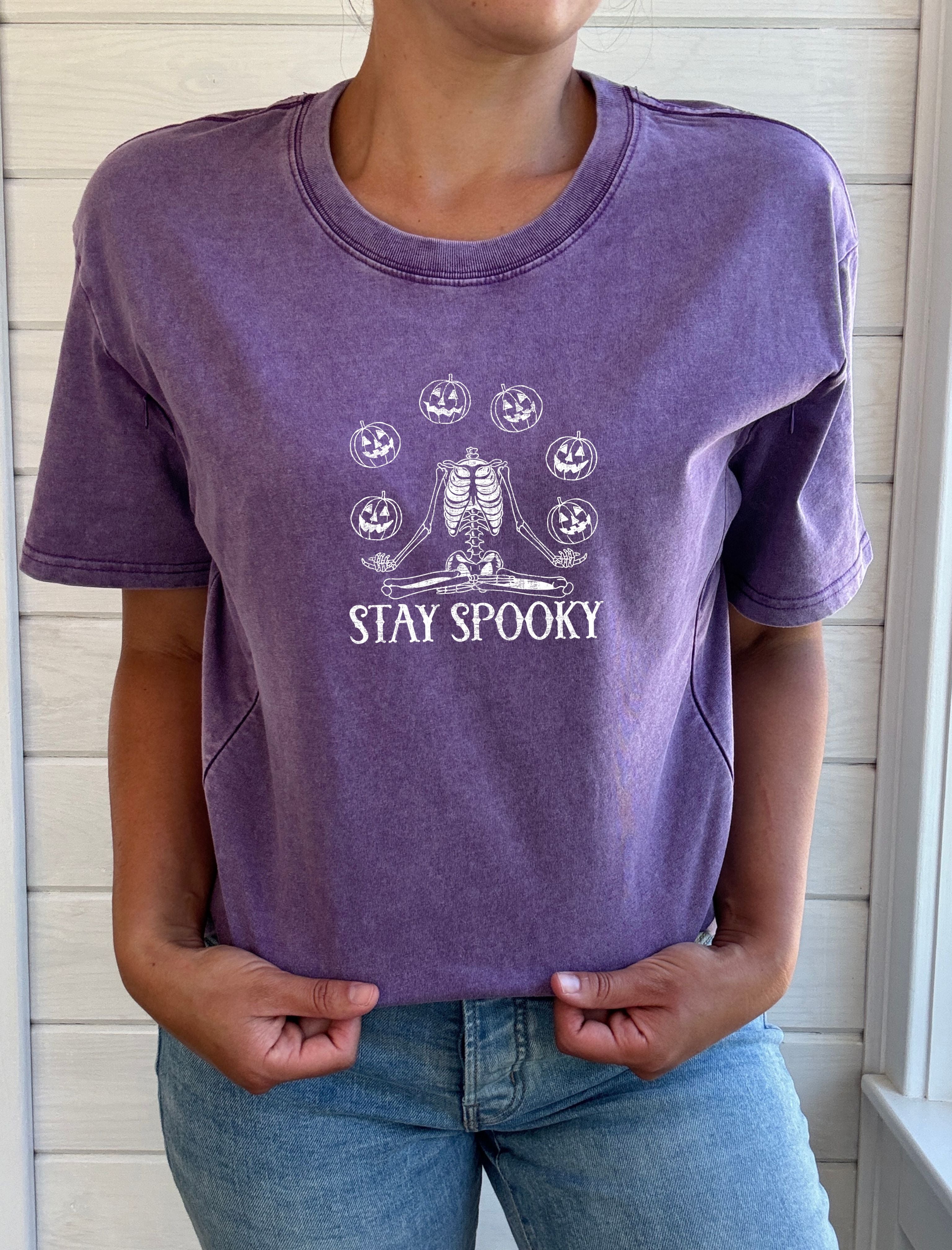 Stay Spooky Acid Wash T-Shirt