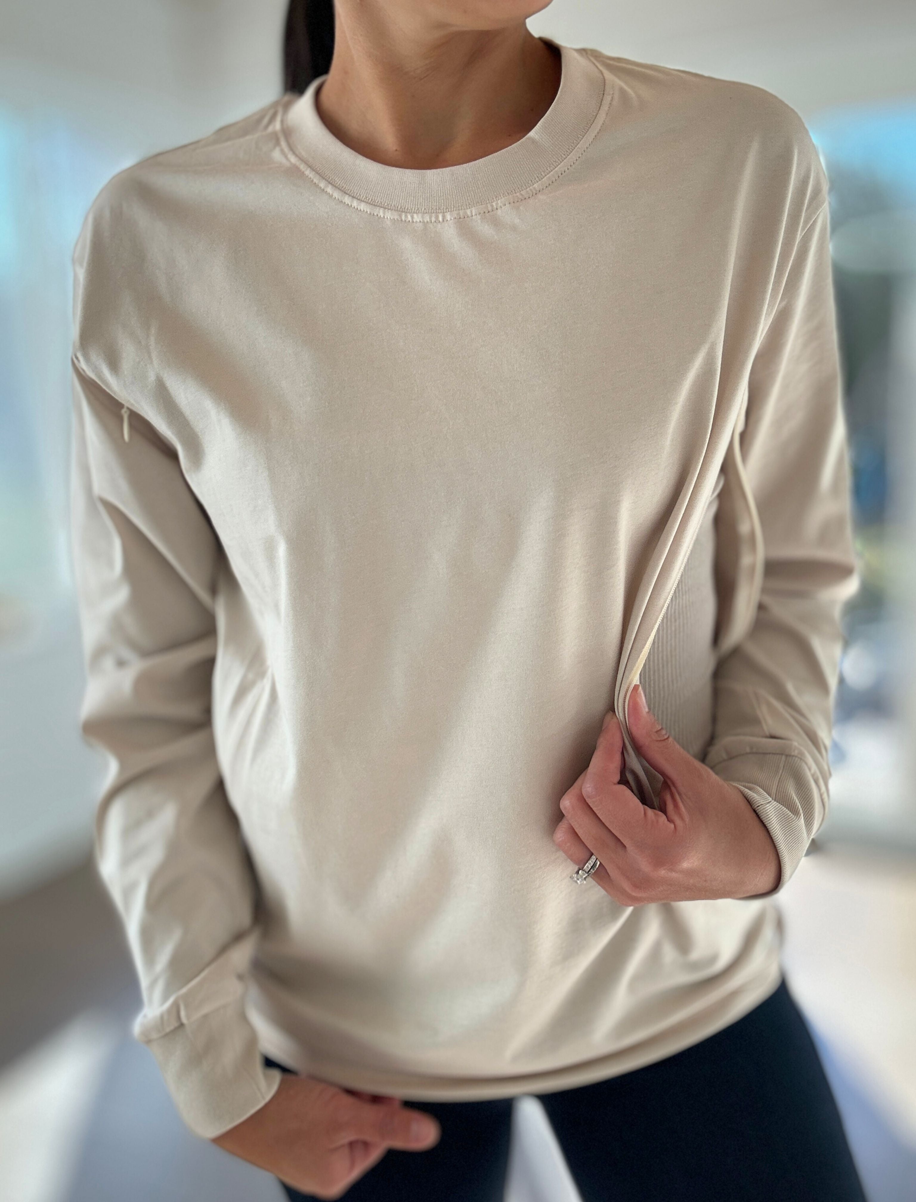 Football Bow Long Sleeve Comfort Tee